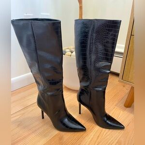 Steve Madden Leather Knee High Boots
